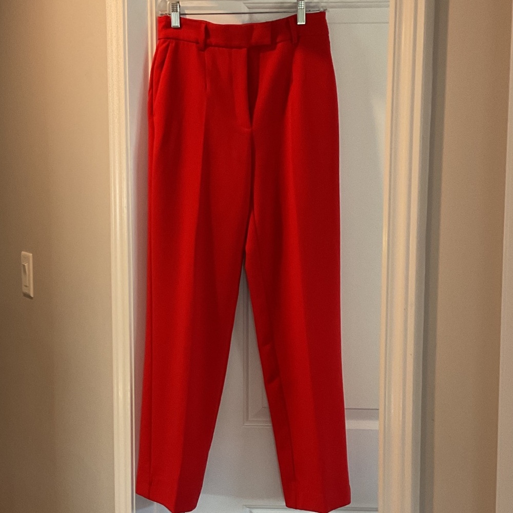 Dynamite Bright Red Wide Leg Pants